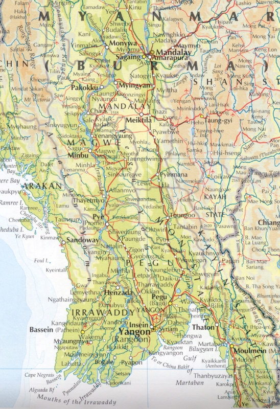 map, Yangon Myanmar.jpg